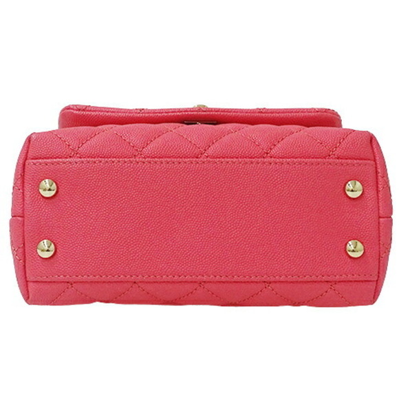 Chanel CHANEL Bag Matelasse Women's Handbag Shoulder 2way Caviar Skin Pink Cr... - Picture 3 of 14